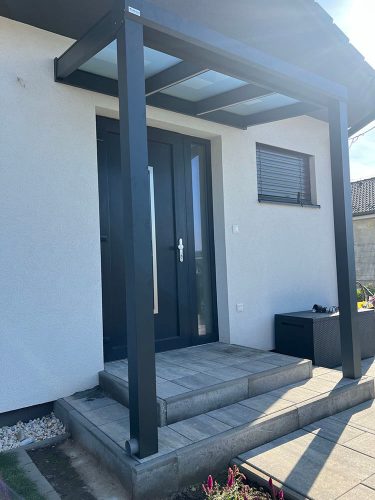 vchodove prestrešenie hlinikové pergar levice - (8)